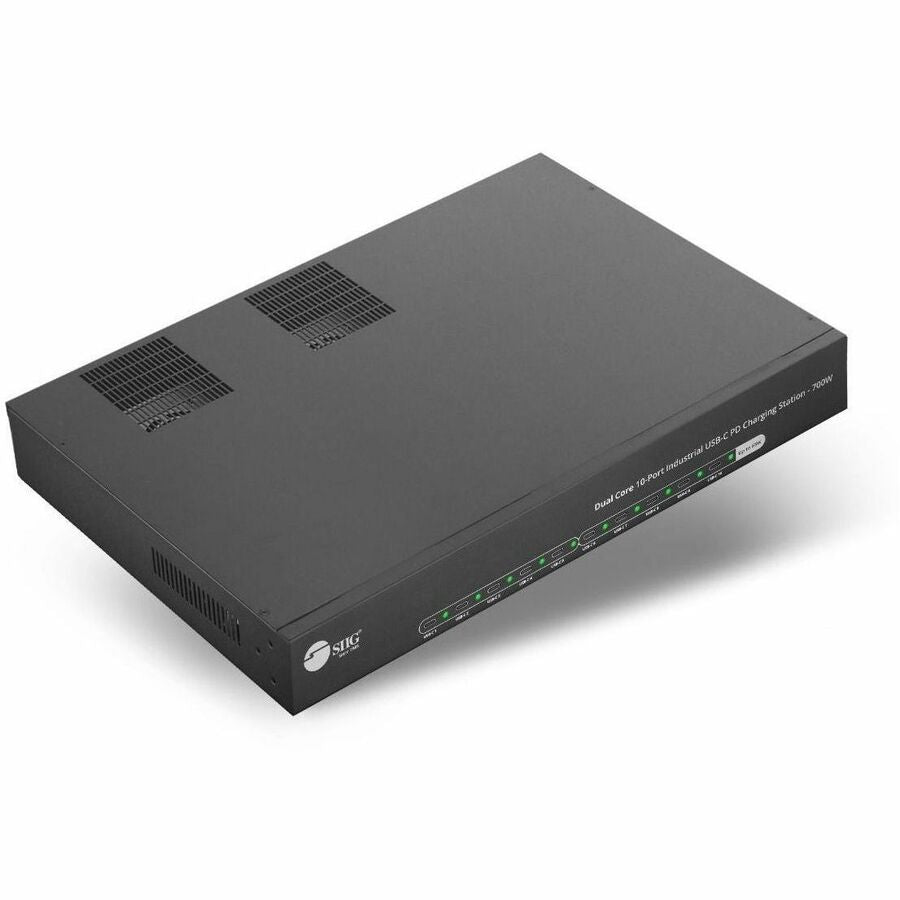 SIIG Dual Core 10-Port Industrial USB-C PD Charging Station, 700W, ID-US0F11-S1