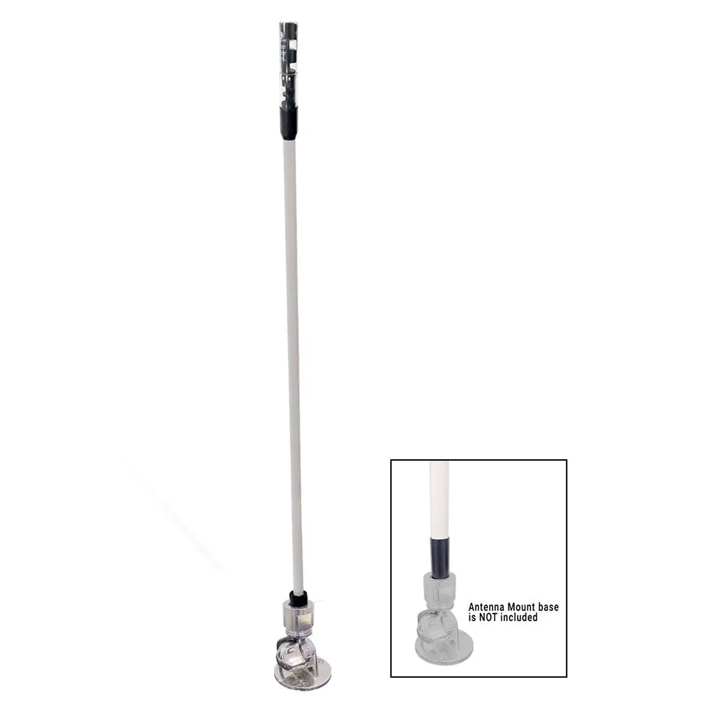 Lumitec Contour Masthead Combo Light with Antenna Mount - 3 Nautical Mile Rating