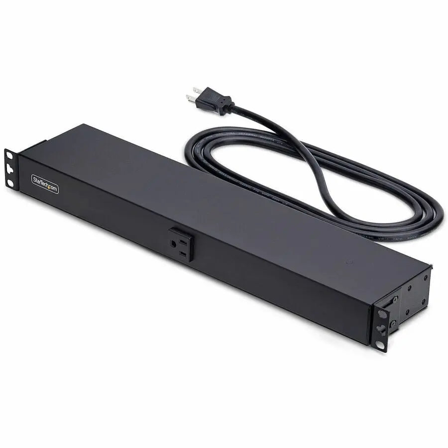 StarTech.com 13-Outlet Rackmount PDU 1U Server Power Strip with Front & Rear NEMA 5-15 Outlets