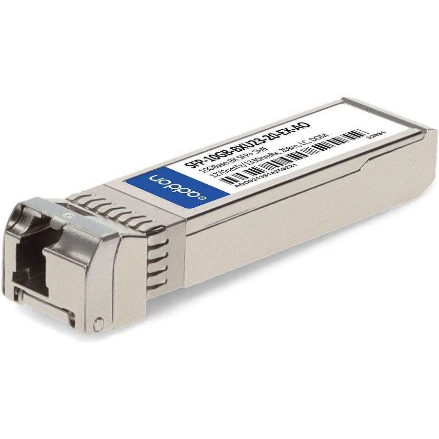 AddOn Extreme Networks Compatible SFP+ Module SFP-10GB-BXU23-20-EX-AO – 10 Gbps Single-Mode Fiber Transceiver with Bi-Directional Wavelengths