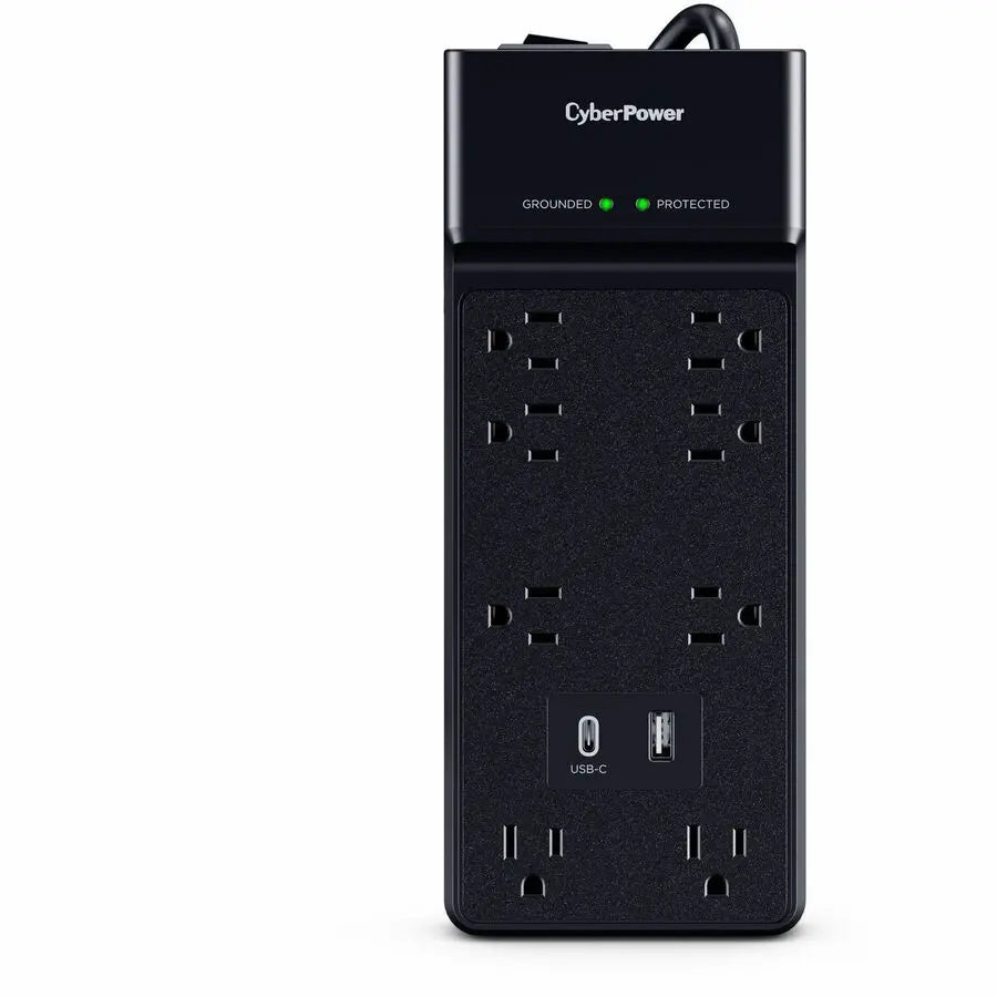 CyberPower CSP806UC18 Home and Office Surge Protector with 8 Outlets and USB Charging