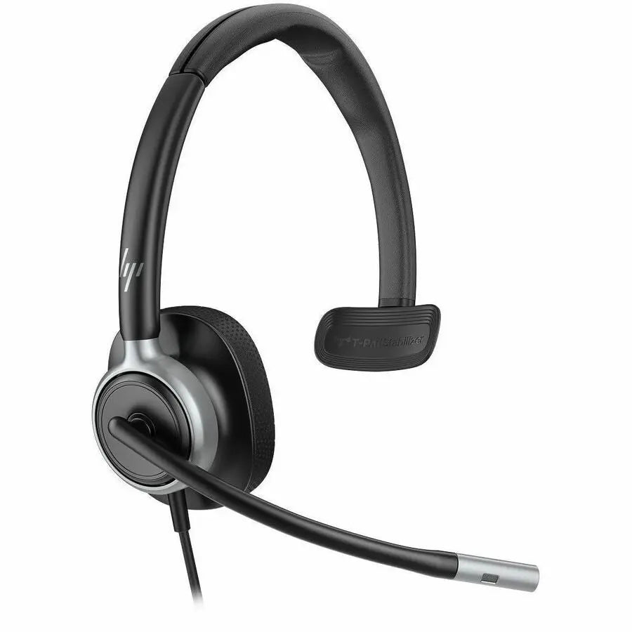 Poly Mission 615 Monaural USB Wired Headset (C01C3AA) – Comfortable Over-Ear Headset with Noise Cancellation and Clear Audio