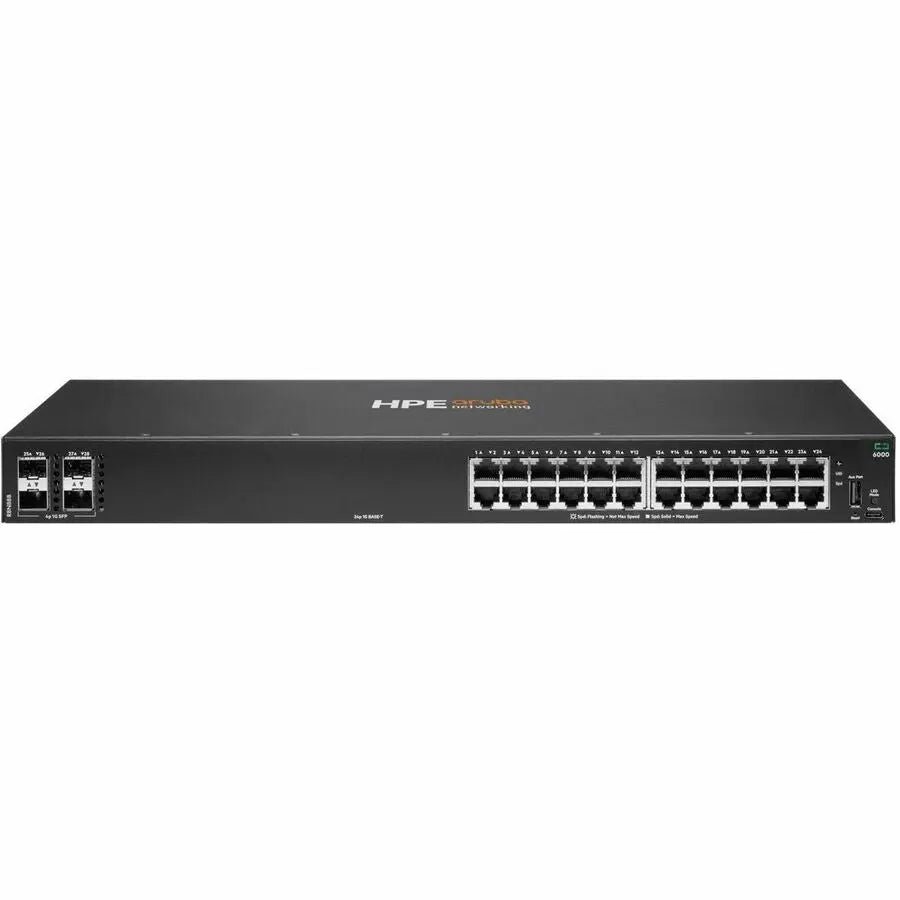 Hewlett Packard Enterprise Aruba CX 6000 24-port Gigabit Ethernet Switch R8N88B