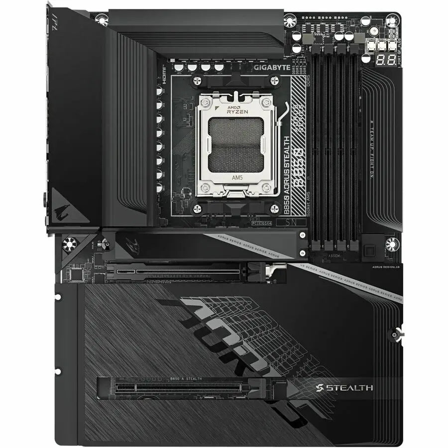 Aorus STEALTH B850 Gaming Desktop Motherboard with AMD B850 Chipset and Socket AM5
