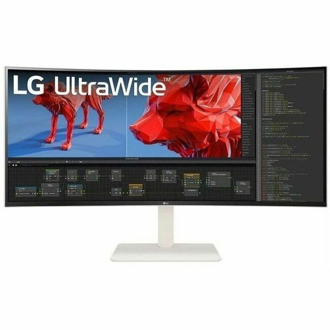 LG Electronics 38BR85QC-H 38-Inch Ultrawide Curved QHD+ Monitor with Nano IPS and HDR 600