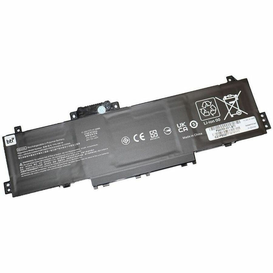 Battery Technology, Inc P24056-001-BTI 3-Cell 11.25V Li-Ion Notebook Battery for HP Fortis G1M Chromebook