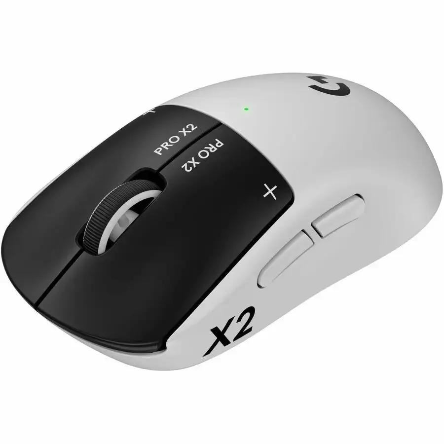 Logitech PRO X2 SUPERSTRIKE Wireless Gaming Mouse with Customizable Click and Haptic Feedback by Logitech