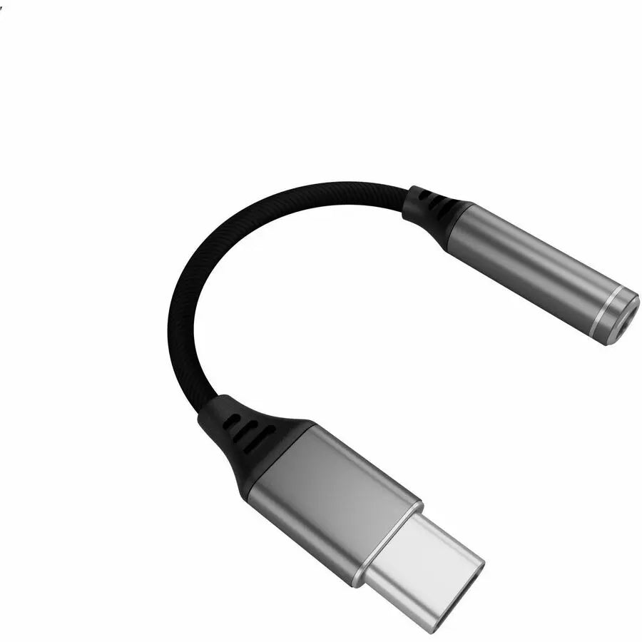 MAXCases Headset Adapter 3.5mm Plug to USB-C Connector - Black