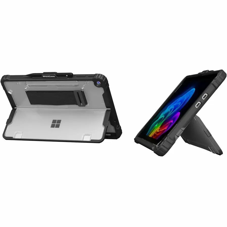 MAXCases Extreme Shell for Microsoft Surface Pro 12 - Rugged Black Impact-Resistant Tablet Case