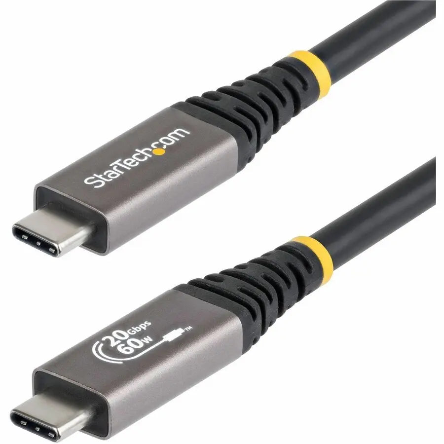 StarTech.com 10ft USB4 Cable with 20Gbps Speed, 4K 120Hz Video, and 60W Power Delivery for Apple MacBooks