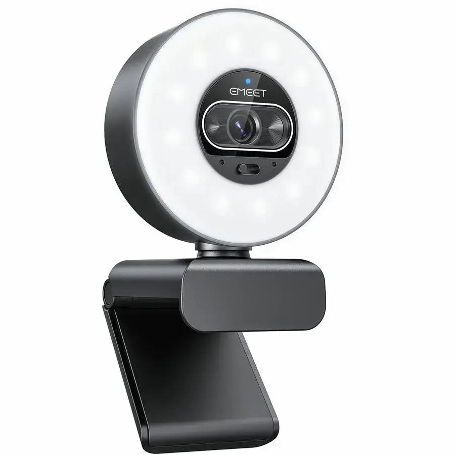 EMEET S600 Light 4K StreamCam with 1/2" Sensor and Ring Light Control by EMEET INNOVATIONS (US) INC