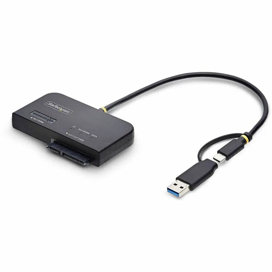 StarTech.com USB-C/USB-A to M.2 NVMe and SATA Drive Adapter - 10Gbps External Hard Drive Dock