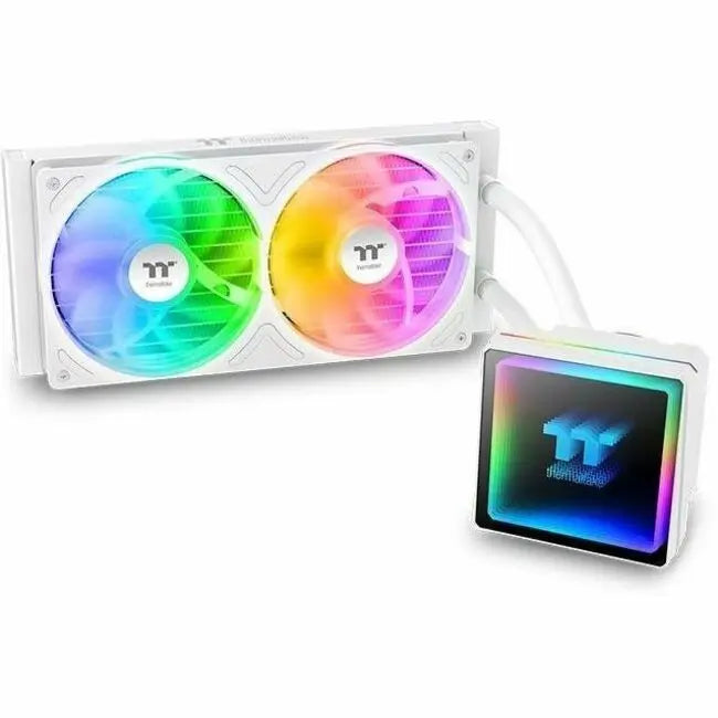 Thermaltake TH240 V3 ARGB Sync Snow Edition Cooling Fan, Radiator & Pump - White