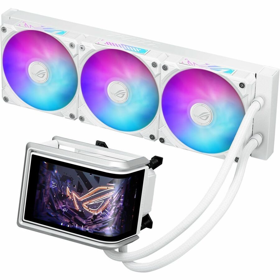 ASUS ROG Ryuo IV 360 ARGB White Edition Cooling System with 6.67-inch AMOLED Display