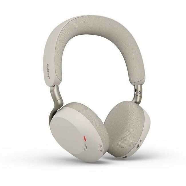 Jabra Evolve3 75 Headset – Wireless On-Ear Noise Cancelling Headset for iOS with AI Voice Clarity