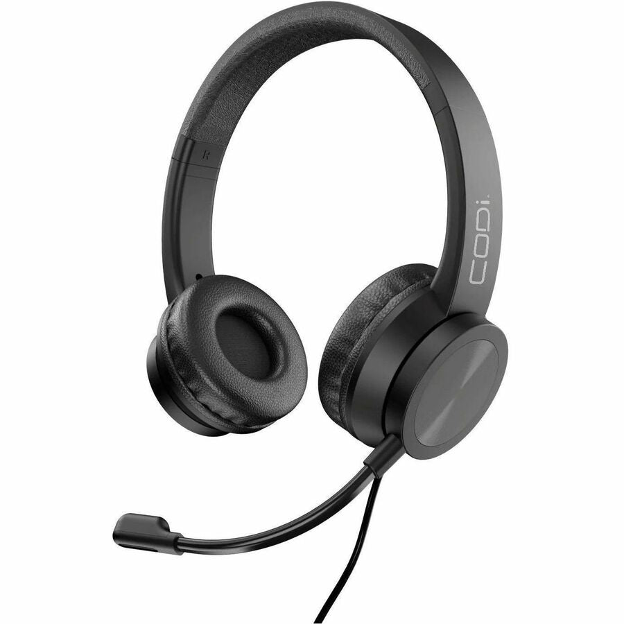 CODi A04503 Voice-Isolating USB-C Headset with Boom Microphone