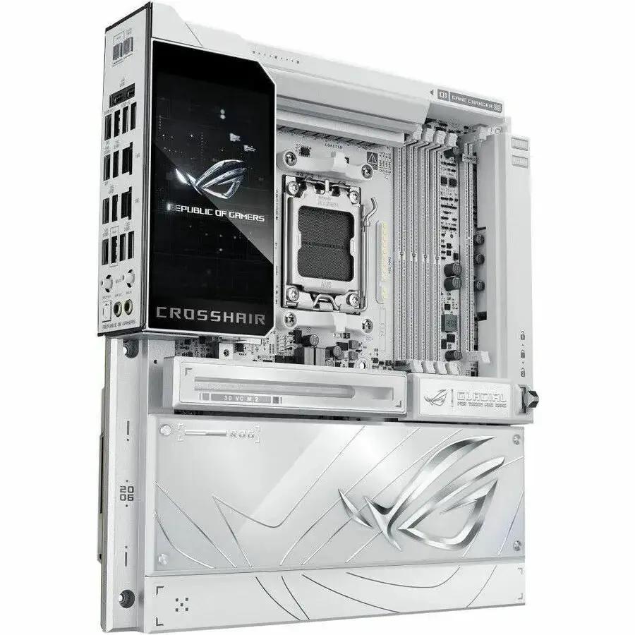 ASUS ROG Crosshair X870E Glacial Gaming Desktop Motherboard - AMD X870E Chipset, Socket AM5, Extended ATX by ASUS Computer International