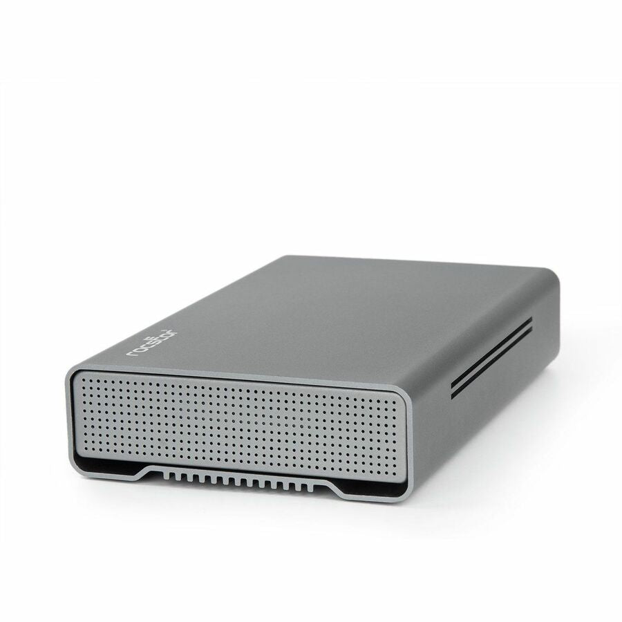 Rocstor Rocpro D90 External 28TB Rugged Hard Drive - Aluminum Gray