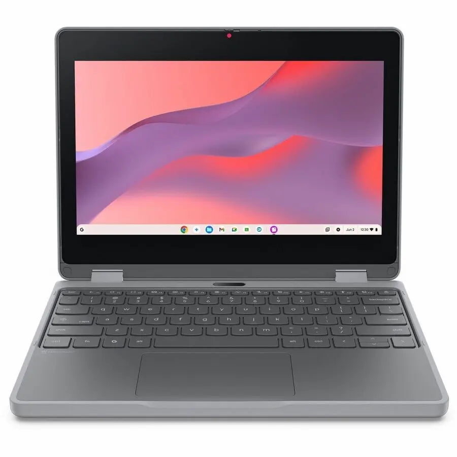 Lenovo Chromebook 500e Gen 5 M89 83TA0003US 11.6-Inch Convertible Touchscreen Laptop in Luna Gray