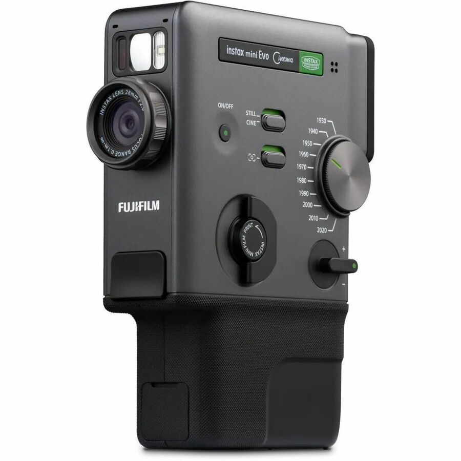 Fuji instax Mini Evo Cinema Hybrid Camera with 10 Decade-Inspired Effects and Instant Film Capability