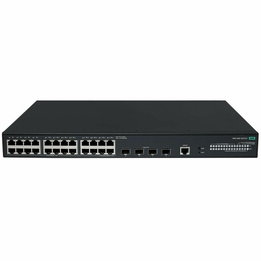 HPE CW 2050 24-Port Gigabit PoE+ Switch with 4-Port 1G/2.5G SFP Uplinks, 420W, S6X72A#ABA