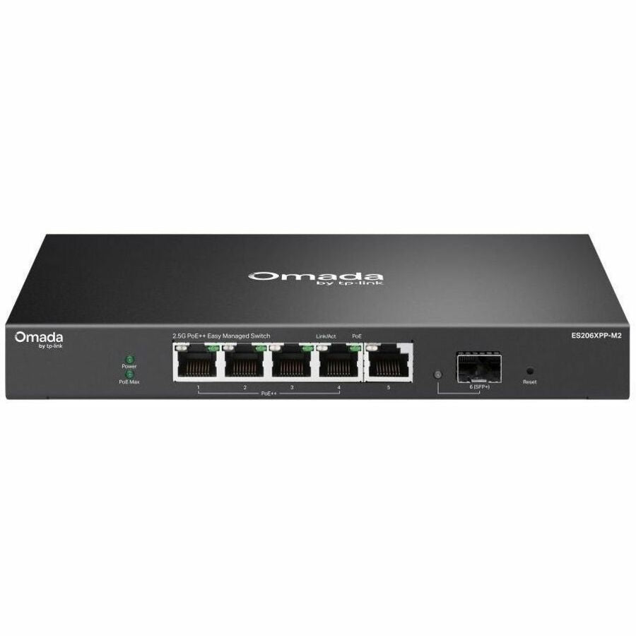 TP-LINK Omada ES206XPP-M2 5-Port 2.5G and 10G Managed Switch with PoE++