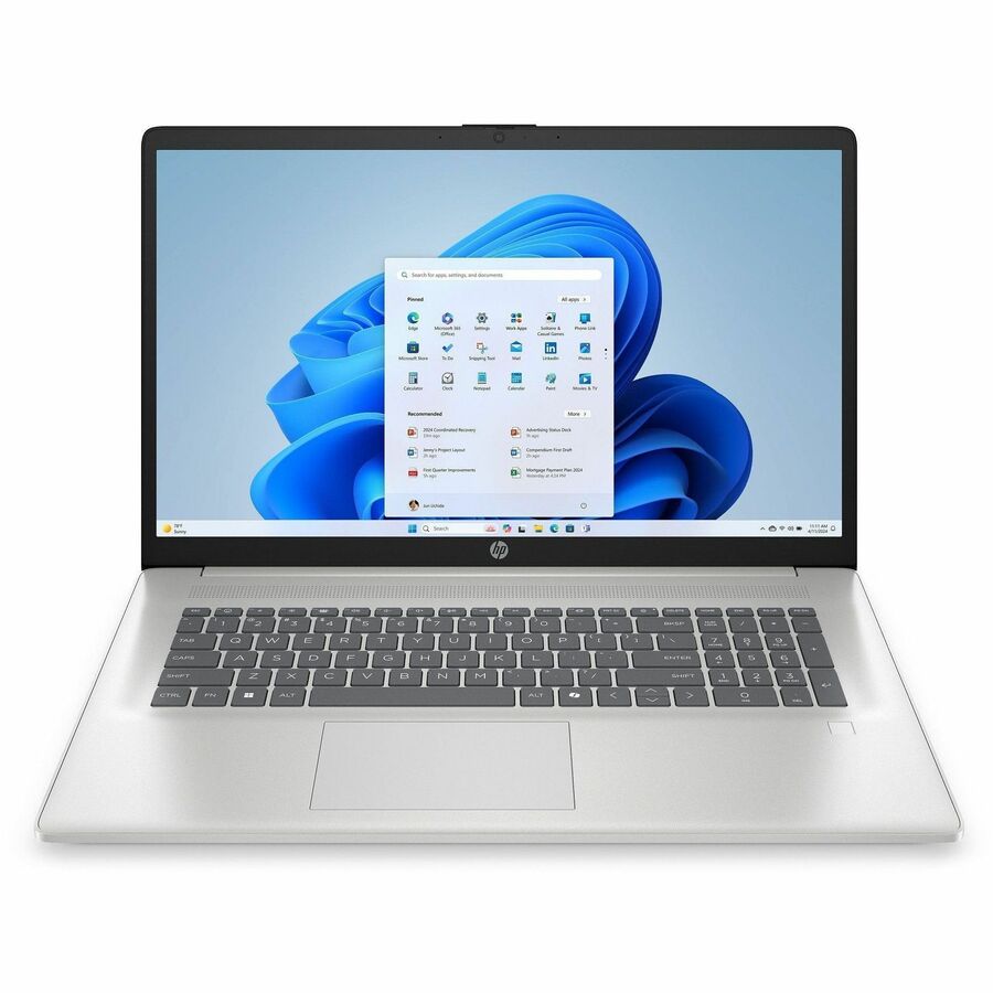 HP 17-cn5037nr 17.3-Inch Laptop with Intel Core Ultra 7 Series 2, 16GB RAM, and Full HD Display