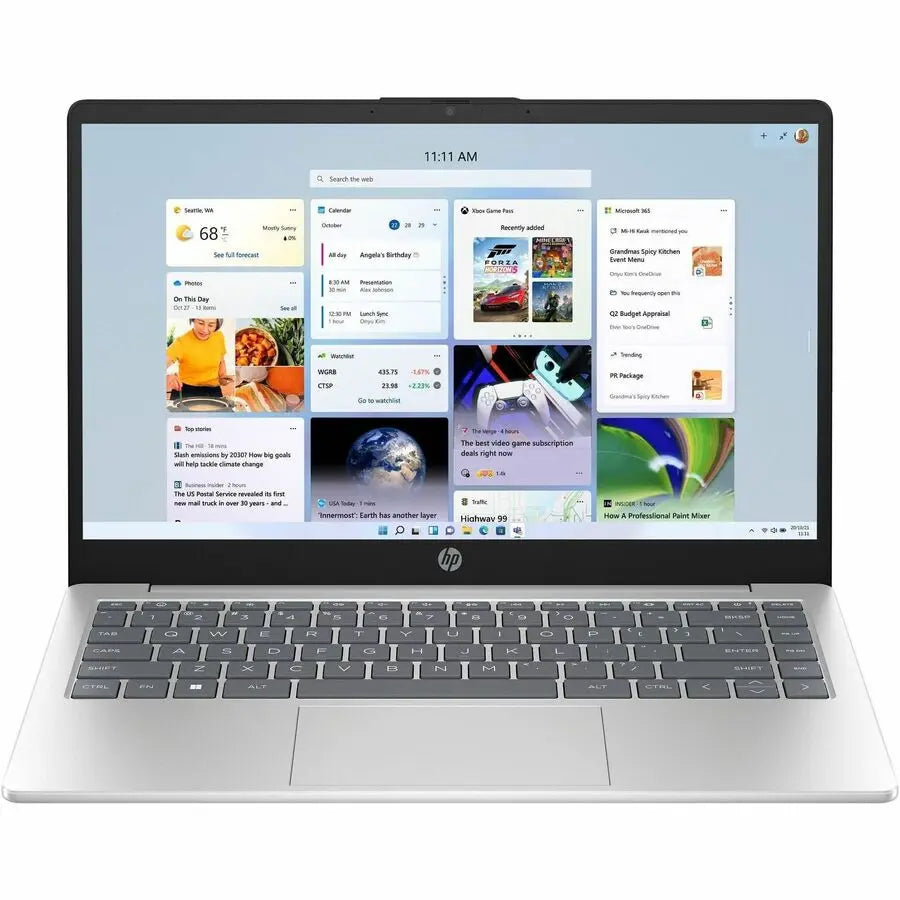 HP 14-em0045cl Laptop with AMD Ryzen 7 Processor and 16GB RAM in Natural Silver