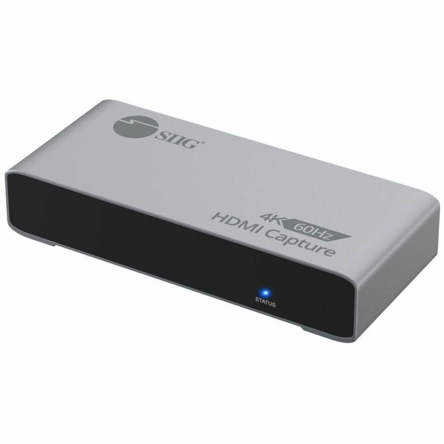 SIIG 4K60Hz HDMI Video Capture Device with Loopout - USB-C 4K60fps Recording and Pass-through