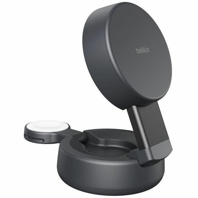 Belkin UltraCharge Pro 2-in-1 Convertible Magnetic Charger with Qi2 25W, Charcoal - WIZ043TTCH