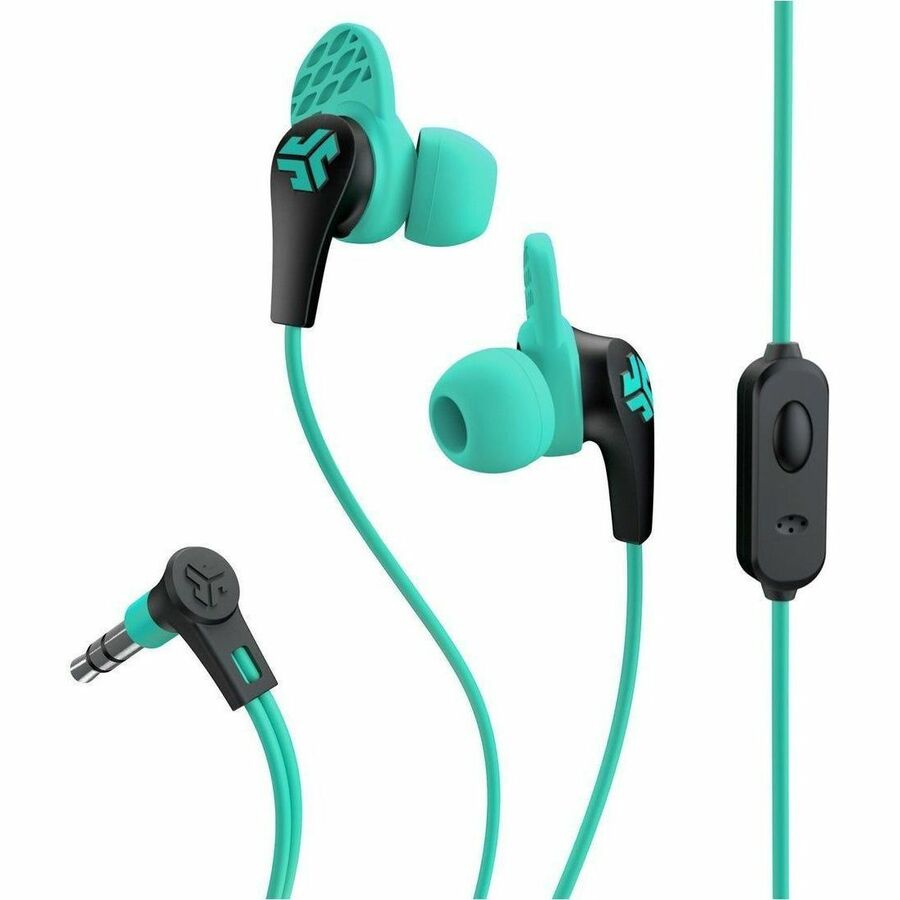 JLab JBuds Pro Signature Wired In-Ear Earbuds, Teal, EPRORTEAL123