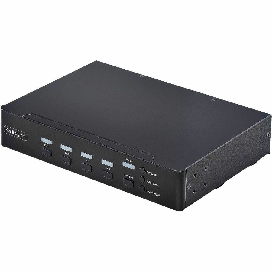 StarTech.com P4AD122M-KVM-SWITCH 4-Port DisplayPort KVM Switch with Multi-View and 4K Support