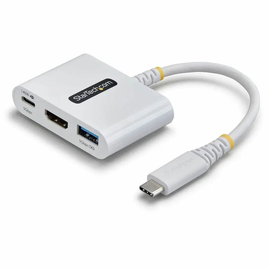 StarTech.com USB-C to HDMI Multiport Adapter with 140W Power Delivery and 4K HDMI Support
