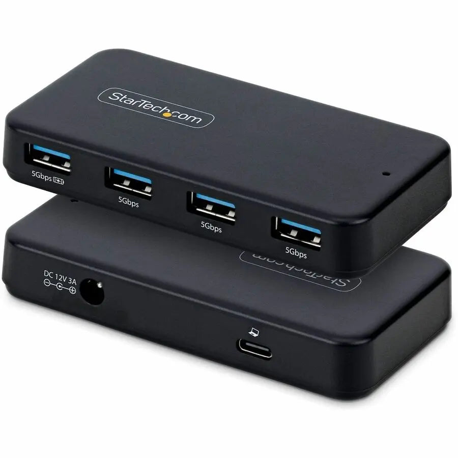 StarTech.com ST4300USB3V2NA 4-Port USB 3.0 Hub with BC 1.2 Fast Charging and Self-Powered Design