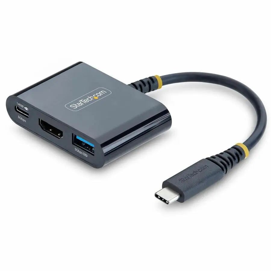 StarTech.com USB-C to HDMI Multiport Adapter with 140W Power Delivery and 4K HDMI Output