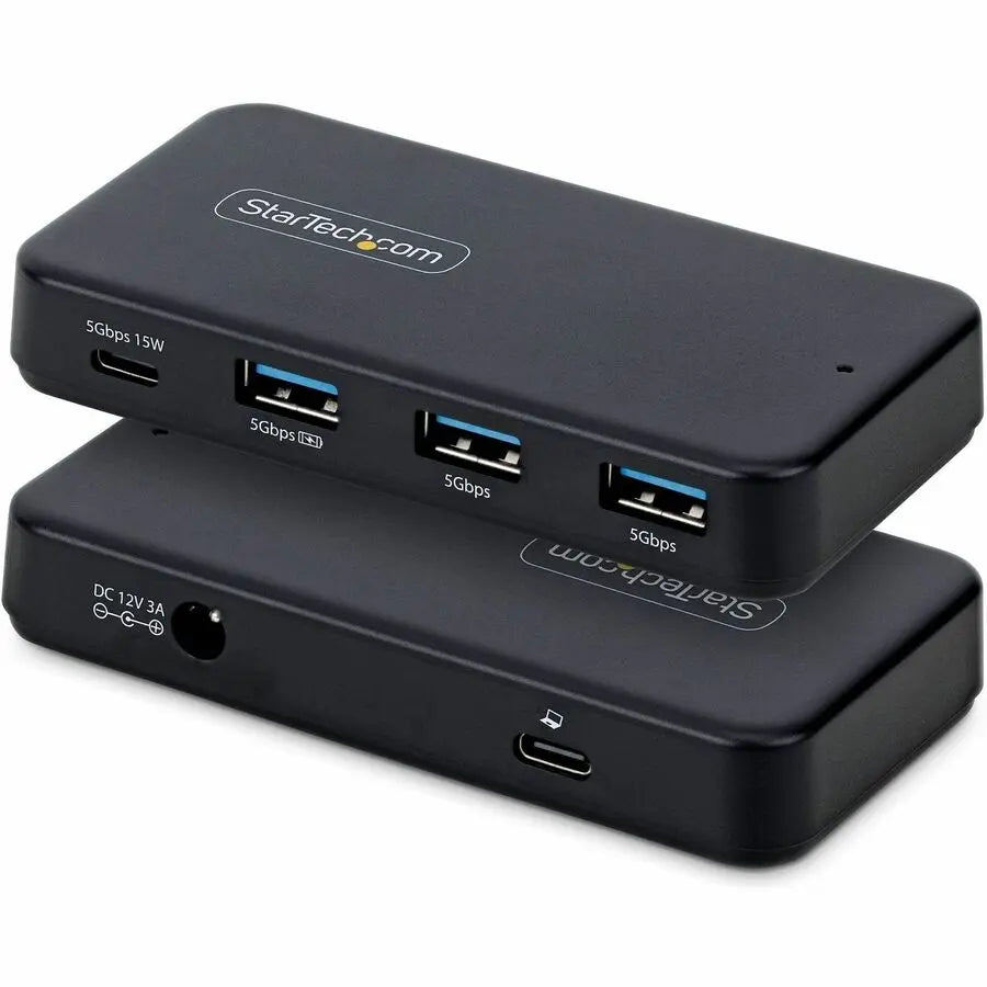 StarTech.com 4-Port USB-C and USB-A Hub with Fast Charging and Reliable Power