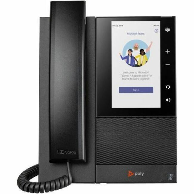 HPI SOURCING - NEW CCX 500 Business Media IP Phone for Microsoft Teams, PoE-Enabled, 82Z76AA