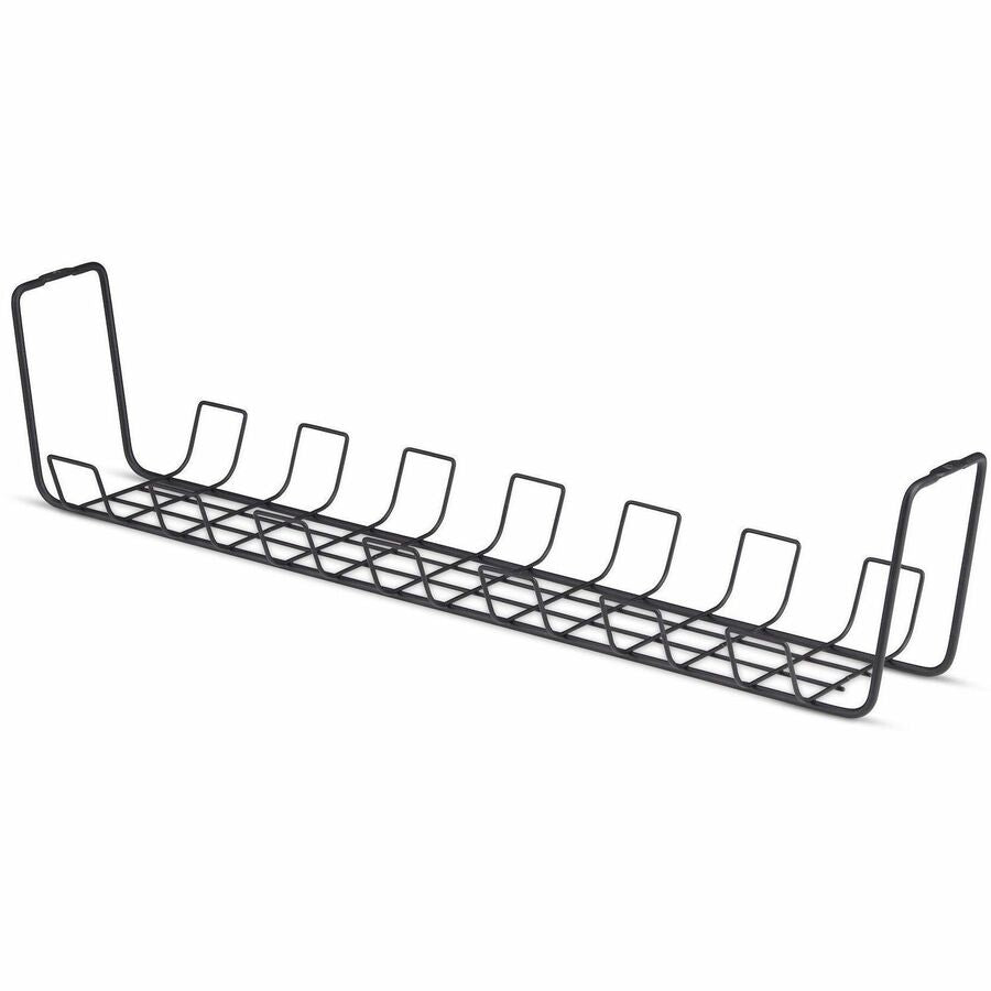StarTech.com S1MB-DESK-CABLE-TRAY Under-Desk Cable Management Tray, 24-Inch Steel Cable Routing Basket