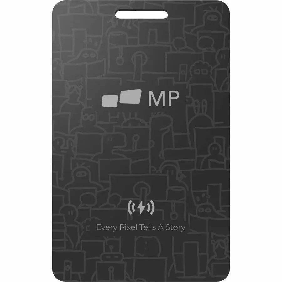 Mobile Pixels Portable Locator - Slim Asset Tracking Device with Wireless Charging and Waterproof Protection