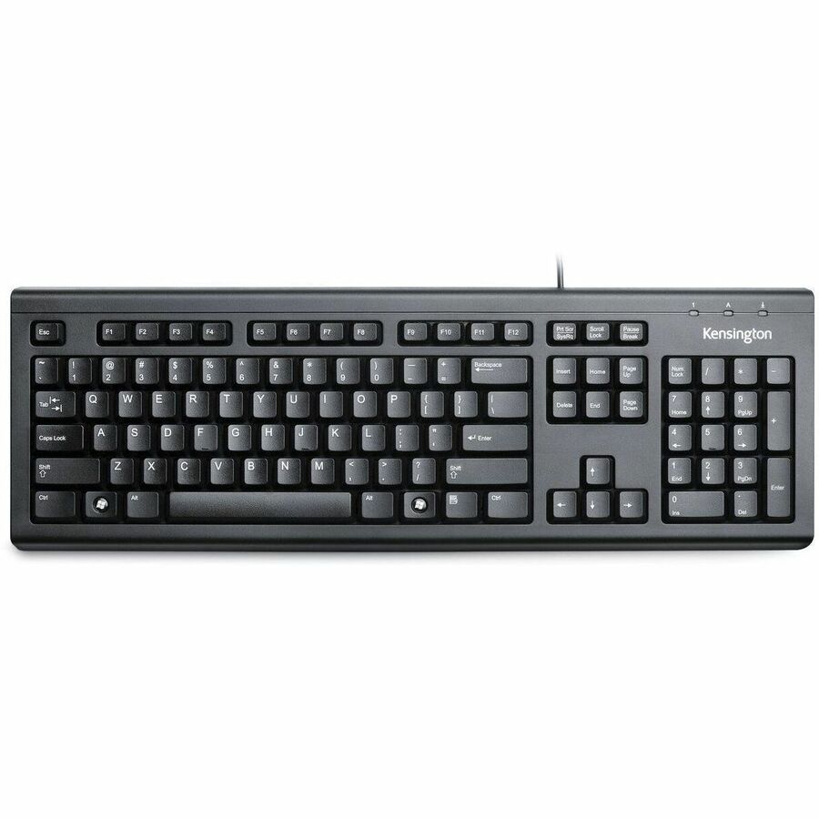 Kensington ValuKeyboard K72391NA Wired Spill-Proof Full-Size Keyboard for Windows and Mac