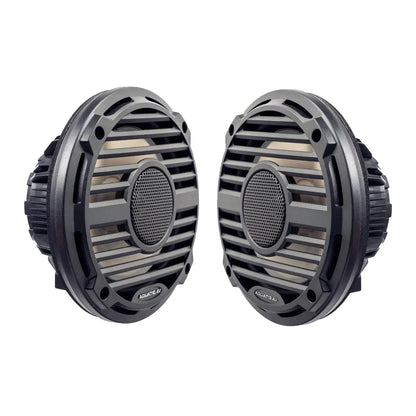 Aquatic AV PRO Classic 6.5-inch RGB Waterproof Marine Speakers - Black