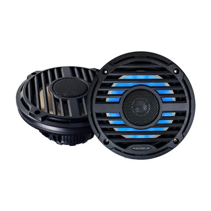 Aquatic AV PRO Classic 6.5-inch RGB Waterproof Marine Speakers - Black