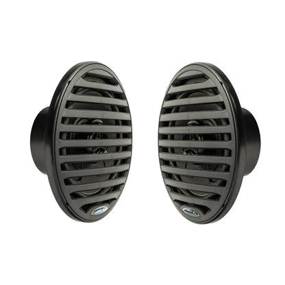 Aquatic AV EC122 6.5-Inch Economy Waterproof Marine Speakers - Black (Pair)