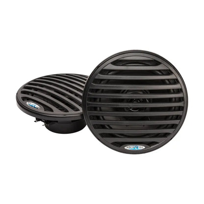 Aquatic AV EC122 6.5-Inch Economy Waterproof Marine Speakers - Black (Pair)