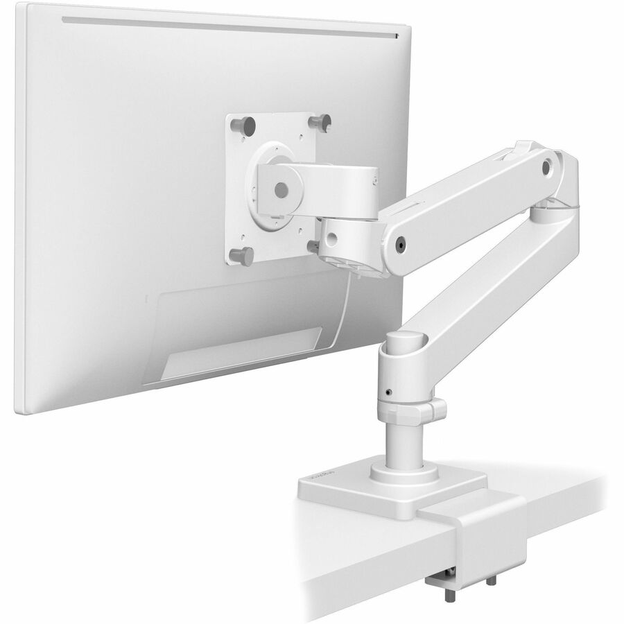 Ergotron LX Pro Desk Monitor Arm with C-Clamp - White, Part Number 45-712-290