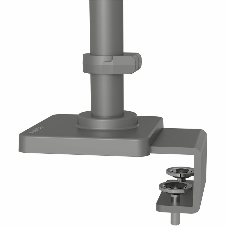 Ergotron LX Pro Standard Base with Low-Profile C-Clamp and Tall Pole – Dark Gray