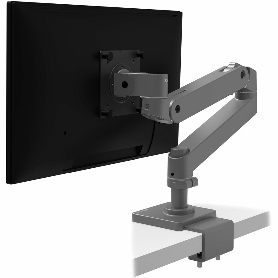 Ergotron LX Pro Desk Monitor Arm with C-Clamp - Dark Gray, Part 45-712-293