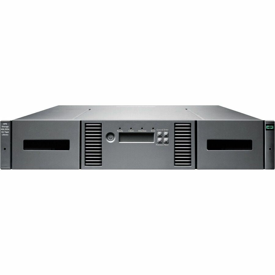 HPE Storage MSL2024 Tape Library with LTO-9 Technology - 2U Rack-Mountable Data Backup Solution