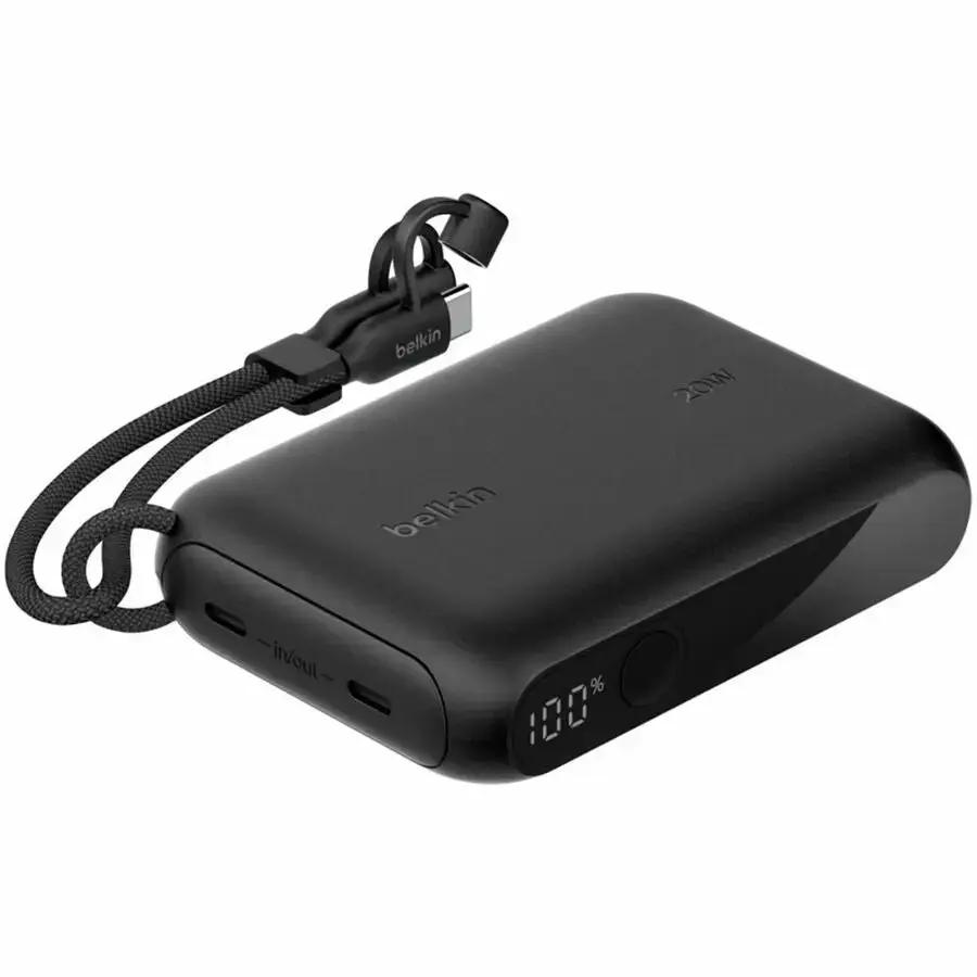 Belkin BoostCharge Power Bank 10K with Display - Portable 10,000mAh External Battery for Nintendo Switch and Apple Devices by Belkin International, Inc