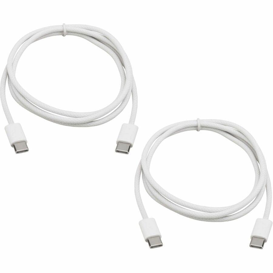 Eaton Tripp Lite U040-B03-C-2 USB-C to USB-C Charging and Data Transfer Cable, 2-Pack